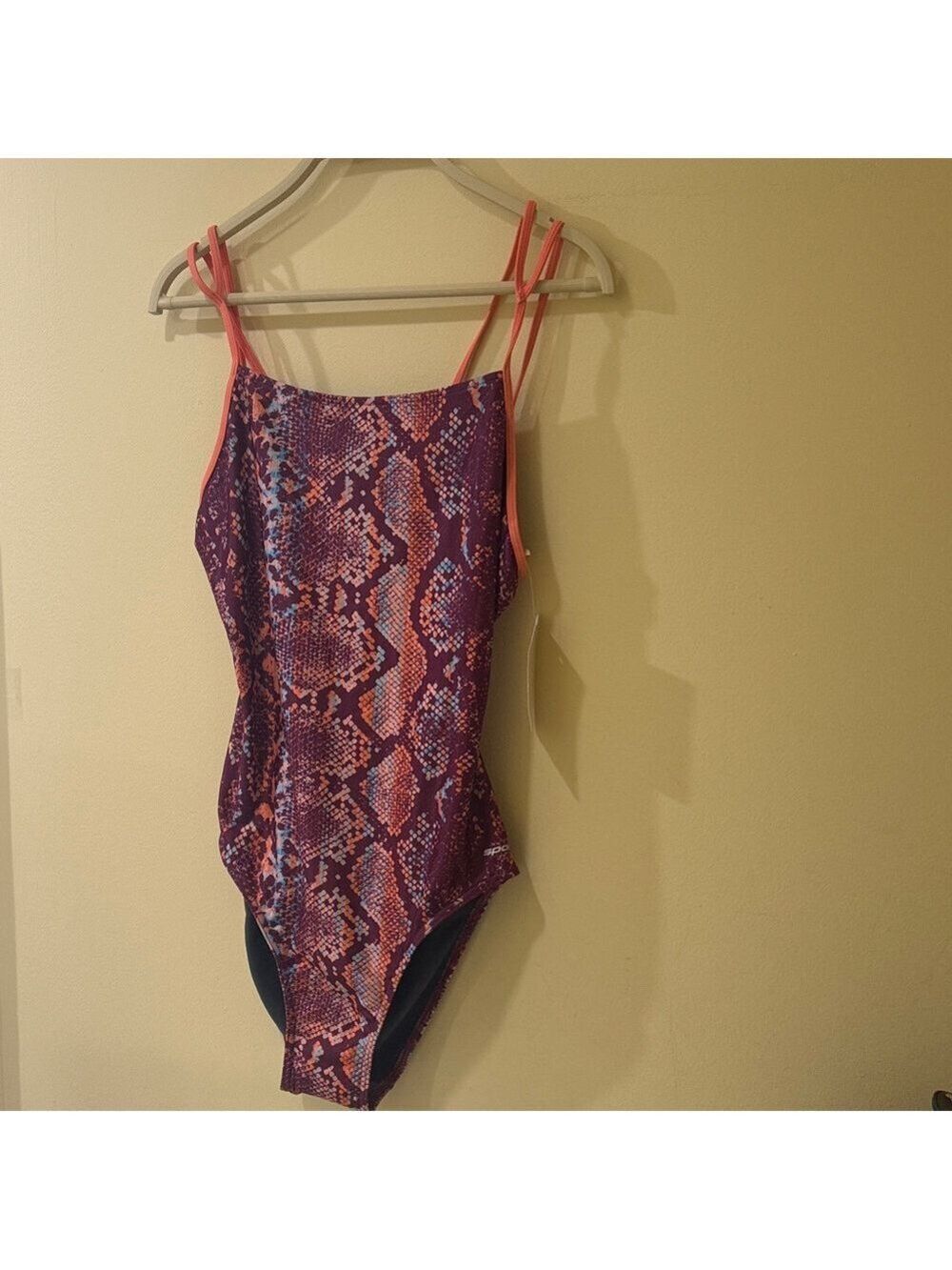 Spirti Snakeskin One Piece Swimsuit Size 38 Womenโs Beachwear swimsuit one piece